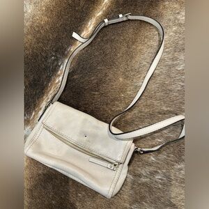 Kate Spade Cream Leather Crossbody Bag